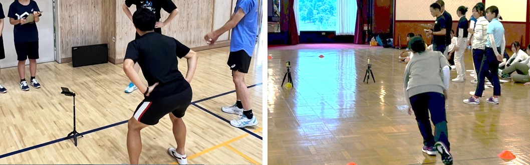 フィールド測定の様子の写真