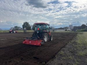 ロータリーがけの様子写真