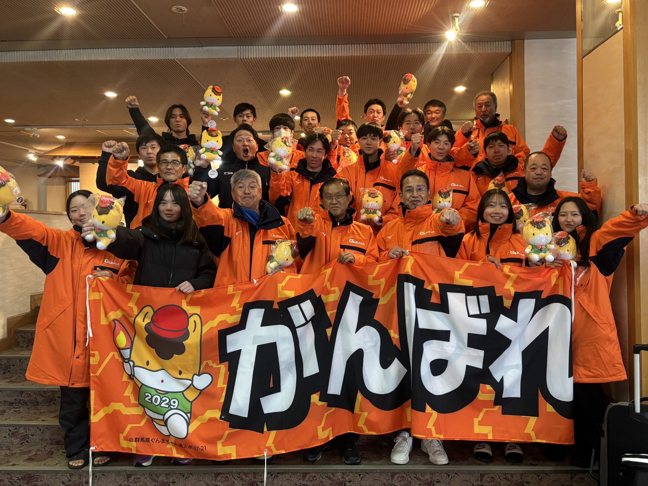 結団式の様子の写真