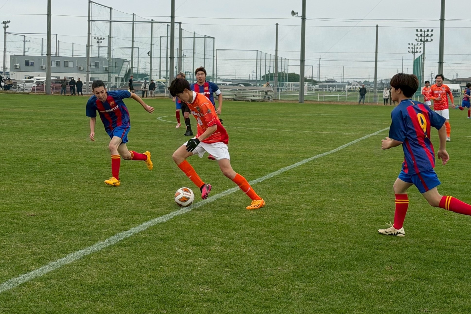 サッカー競技の写真