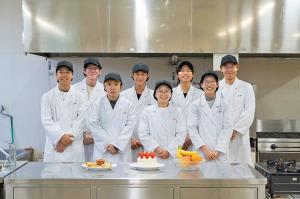 農産・加工コース農産加工流通専攻の集合写真