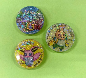 キラキラ缶バッジ