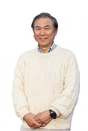 学生メッセージ（有機農業専攻　清水氏の写真）