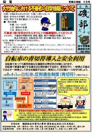 磯部５月表