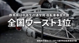 自転車と自動車いっしょにSTOP動画サムネイル画像