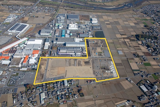 館林北部第四工業団地_航空写真