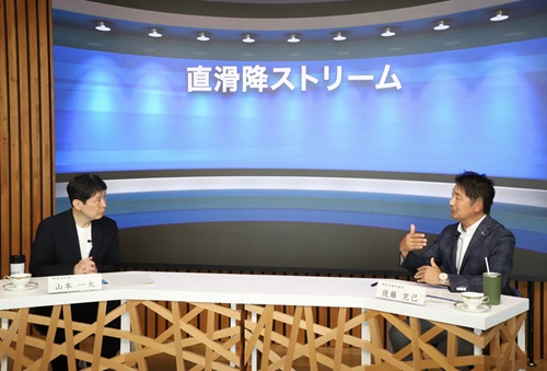 写真：山本知事と後藤克己県議