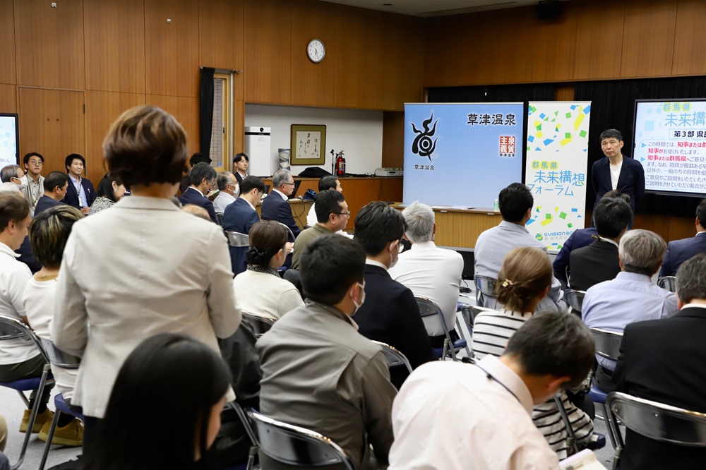 山本知事と県民との意見交換