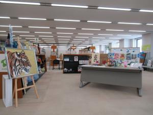 障害者施設の製品展示写真