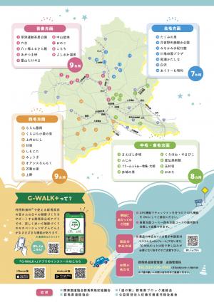ぐんま道の駅スタンプラリー大冒険! チラシ裏画像