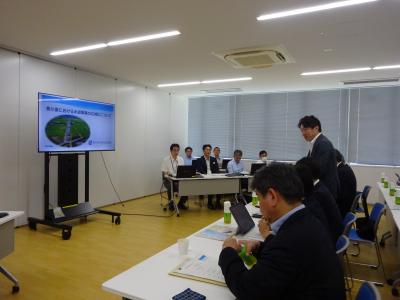 香川県広域水道企業団視察の様子の写真