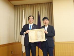 令和8年6月25日開催ぐんぎん財団寄附感謝状贈呈式の様子
