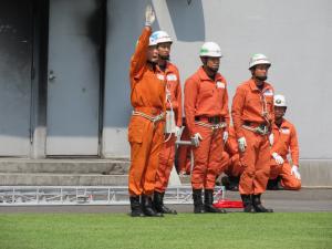 競技開始直前の写真