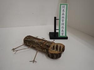 令和8年度木工工作コンクール関東森林管理局長賞作品「ノコ木リクワガタ」写真