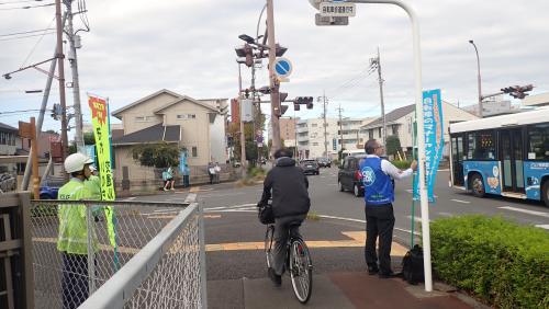 前橋市文京町1丁目地内での街頭啓発活動の画像2