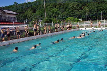 水難救助訓練の写真