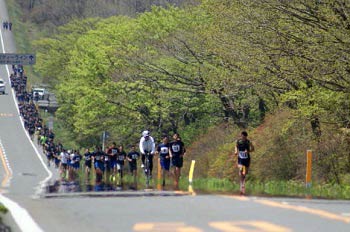 榛名湖マラソン大会の写真
