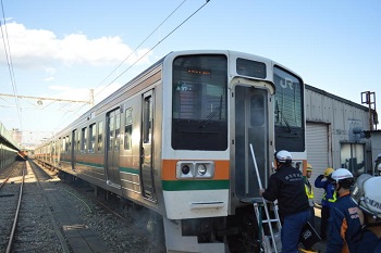 鉄道災害・車両研修の写真