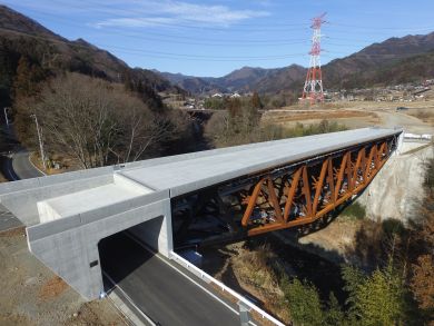 吾妻川大橋完成写真