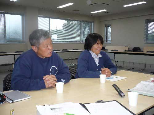 (左)ツツジの森会代表下田さん　(右)赤城大沼土地改良区関口さん写真