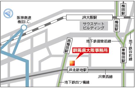 大阪事務所地図画像