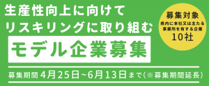 令和7年度群馬県DX推進人材育成リスキリング・モデル企業創出事業（バナー画像）