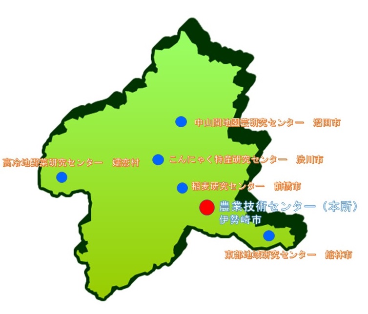 農業技術センター配置図